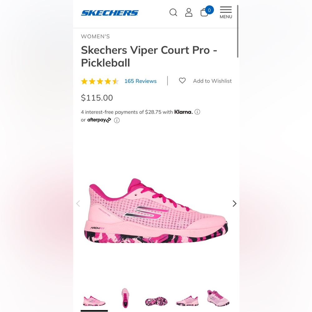 Skechers Viper Court Pro Pickleball Sneakers size 7 women’s